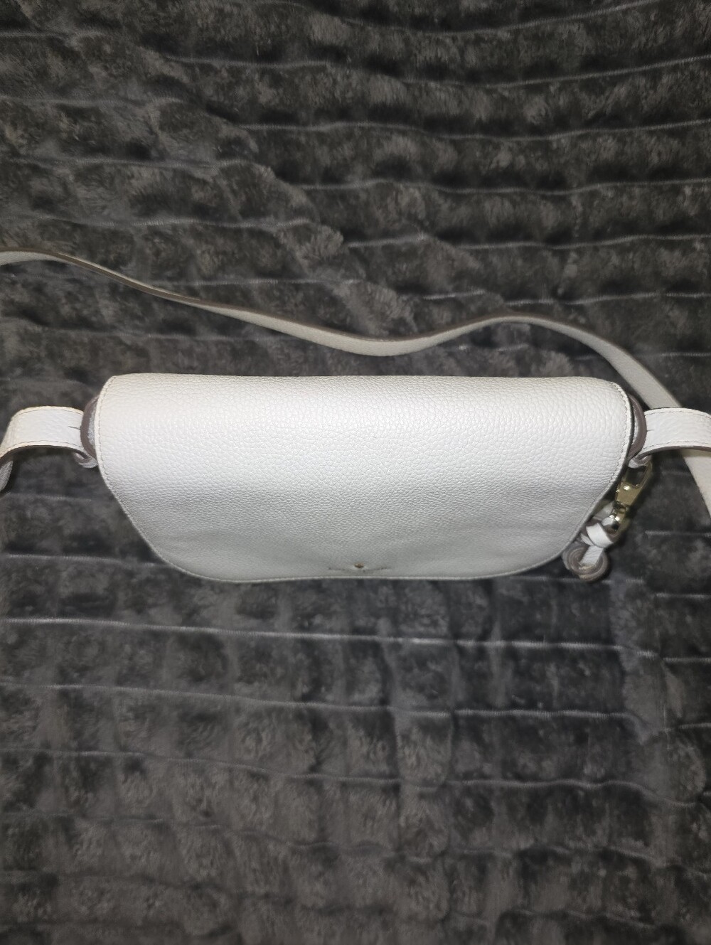 Kate Spade Orchard Street Penelope White Pebbled Leather Crossbody Bag EUC - Picture 10 of 16